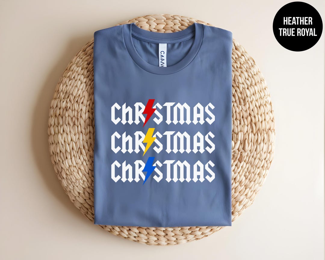Christmas Rock Shirt, Christmas Music, Christmas Rocker, Merry ...