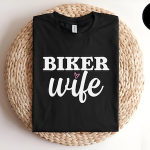 Cool Biker Wife, Motorcycle Wife, Biker Chick, Gifts for Women, Biker Girl Tee, Biker Woman, Cool Biker, Moto Girl, Biker Babe, Biker Rally