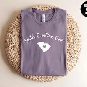 South Carolina Girl, Cute South Carolina Womens Shirt, Palmetto State, Carolina Football, Vintage South Carolina Beach, SC Girl T-shirt