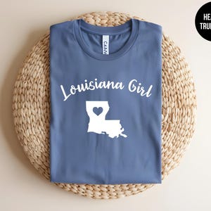 Louisiana Girl Shirt, Southern Belle Tee, Mardi Gras Apparel, Cajun Pride T-Shirt image 8
