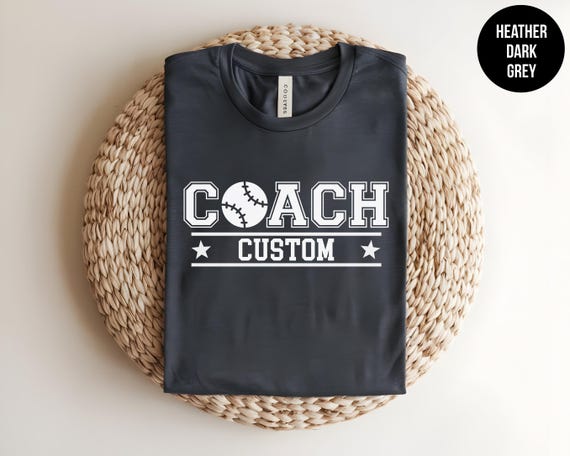 Baseball Coach, Custom Coach Shirt, Personalized Coach, Little