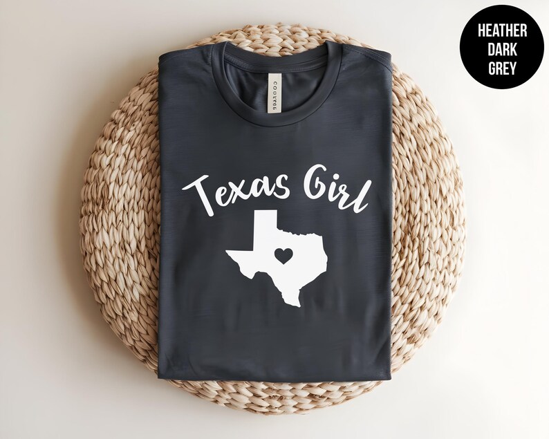 Texas Girl Shirt, Lone Star State Graphic Tee, Southern Rodeo Apparel image 10