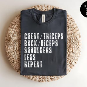 Workout Split, Muscle Shirt, Bodybuilding Shirt, Weightlifting Tee, Gym Motivation, Lift Heavy,Leg Day, Strength Training,Fitness Enthusiast