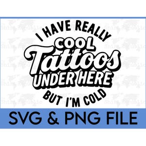 Winter Tattoo, Tattooed Low Life, Winter Sucks, Tattooed Girl, Tattoo PNG for Women, Gift for Tattoo Artist, Tattoo Lover, Funny Tattoo SVG