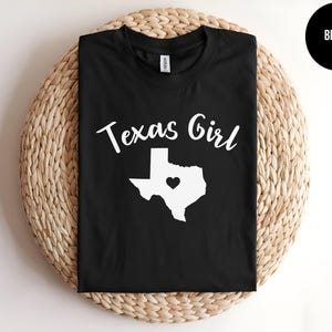 Texas Girl Shirt, Lone Star State Graphic Tee, Southern Rodeo Apparel image 6