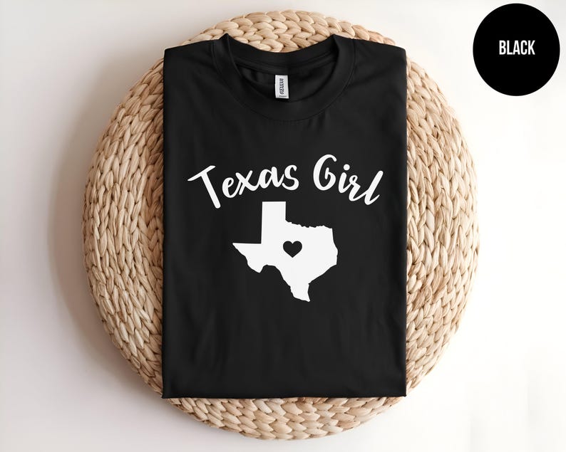 Texas Girl Shirt, Lone Star State Graphic Tee, Southern Rodeo Apparel image 6