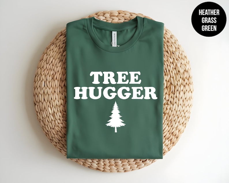 Tree Hugger, Tree Shirt, Tree Lover, Environmental Tee, Hippie Clothing, Nature Shirt, Nature Lover Gift, Earth Day, Eco-Friendly T-shirt image 1