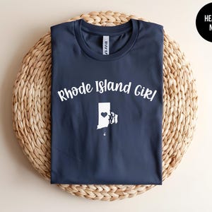 Rhode Island Girl Shirt, Cute Rhode Island Gift, Womens Rhode Island Tee, Rhode Island University, Rhode Island Football, Ocean State