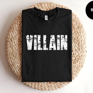 Heroes and Villains, Superhero Shirt, Matching Anime Tee, Good and Evil, Main Character Energy, Anti Hero, Dark Side, Goth Girl, Comic Con