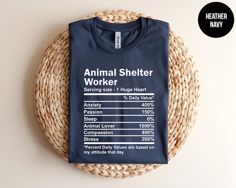 Animal Shelter Worker, Animal Lover Gift, Dog Shelter, Dog Pound, Animal Rescue, Dog Adoption Shirt, Adopt Dont Shop, Pet Rescue, Vet Tech image 1
