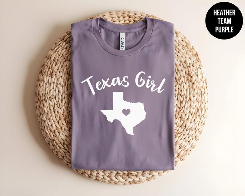 Texas Girl Shirt, Lone Star State Graphic Tee, Southern Rodeo Apparel image 8