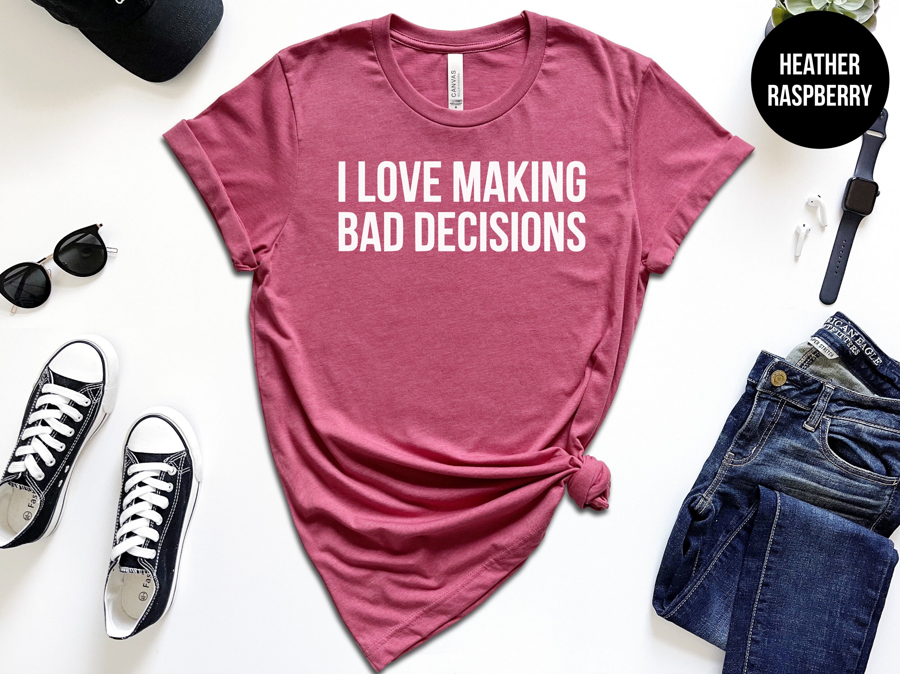 Bad Decisions Shirt Bad Girl Club Naughty Girl Wild Child - Etsy Denmark