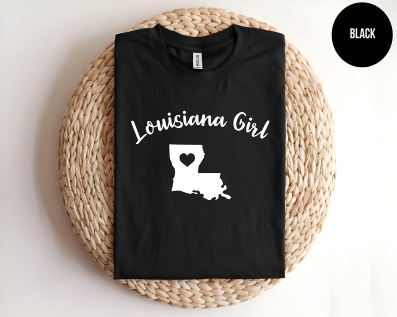 Louisiana Girl Shirt, Southern Belle Tee, Mardi Gras Apparel, Cajun Pride T-Shirt image 10