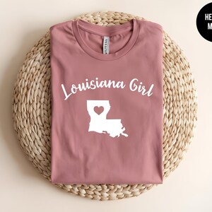 Louisiana Girl Shirt, Southern Belle Tee, Mardi Gras Apparel, Cajun Pride T-Shirt image 7