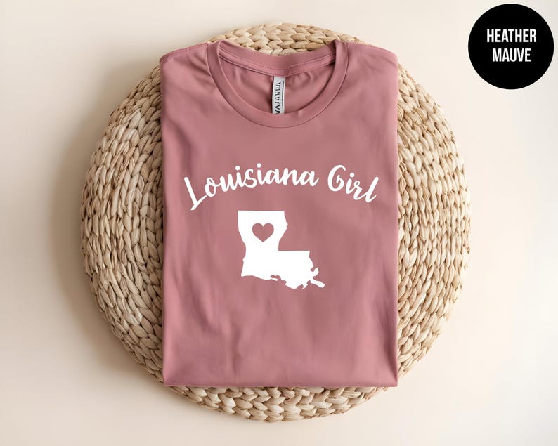 Louisiana Girl Shirt, Southern Belle Tee, Mardi Gras Apparel, Cajun Pride T-Shirt image 7