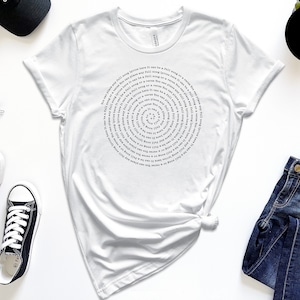 Camiseta personalizada con la letra de cualquier canción, camiseta personalizada con la letra de una canción, regalos de canciones favoritas, canción personalizada, impresión personalizada, camiseta de profesor de música imagen 10