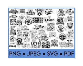 Middelbare school, grizzly mascotte SVG, grizzly volleybal, pep rally, schoolgeest, aangepaste grizzlyberen, grizzly voetbal png, grizzlybasketbal