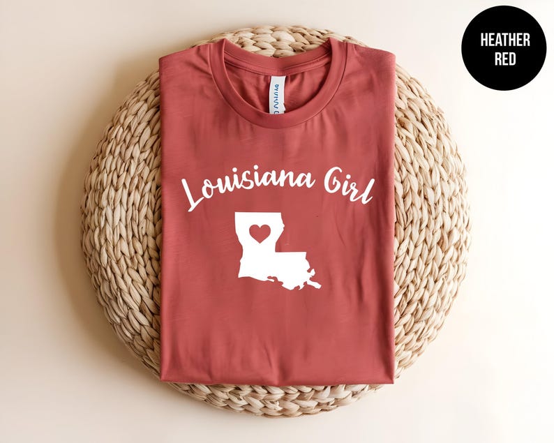 Louisiana Girl Shirt, Southern Belle Tee, Mardi Gras Apparel, Cajun Pride T-Shirt image 6