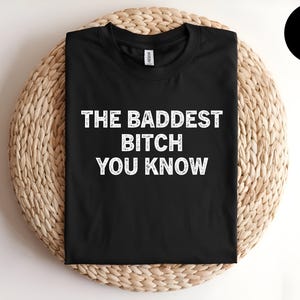 Bad Bitches, Motorcycle Shirt for Women, Bikers Wife, Biker Chick Apparel, Girl Power, Biker Girl, Biker Woman, Feminist Graphic, Boss Babe