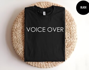 Voice Over Shirt, Voiceover Artist, Thank You Five, Theater Director, Voice Actor Tee, Gift for Theatre, Stage Crew, Voice Work, Sound Booth