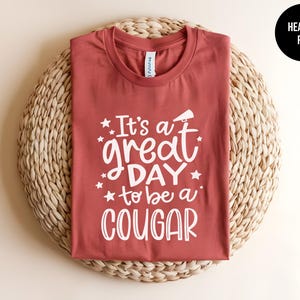 Cougars Mascot Shirt, Cougar Shirt, School Spirit , Cougars School, Custom Cougar Tee, Cougar Football, Cougar Volleyball, Cougar Basketball