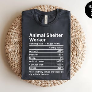 Animal Shelter Worker, Animal Lover Gift, Dog Shelter, Dog Pound, Animal Rescue, Dog Adoption Shirt, Adopt Dont Shop, Pet Rescue, Vet Tech image 9