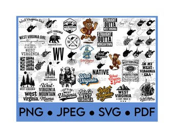 West Virginia Girl, Cute West Virginia SVG, Girl West Virginia PNG, West Virginia Football, Womens West Virginia, West Virginia Volleyball
