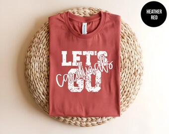 High School, Custom Cardinal Shirt, Cardinal Volleyball, School Spirit, Cardinal Baseball, Cardinal Basketball, Pep Rally,Cardinal Cheer Tee