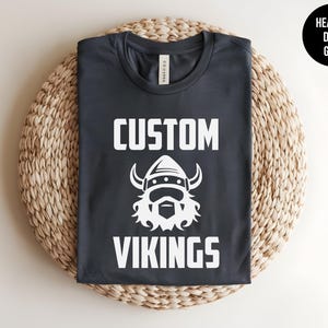 Custom Viking, Viking Mascot, Viking Volleyball, Viking Football, Viking Cheer, Viking Basketball, Pep Rally, Game Day, Custom School Shirt