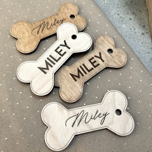 Custom Pet, Pet Tag Personalized, Dog Stocking, Wooden Name, Custom Stocking, Dog Bone Ornament, Dog Ornament, Wooden Dog Tag, Pet Memorial