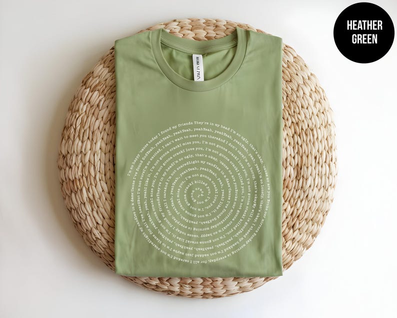 Camiseta personalizada con la letra de cualquier canción, camiseta personalizada con la letra de una canción, regalos de canciones favoritas, canción personalizada, impresión personalizada, camiseta de profesor de música imagen 7