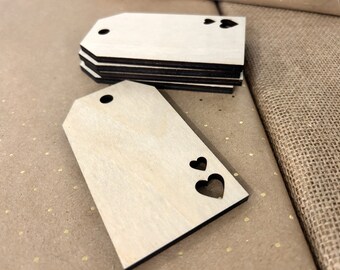 Bulk Unfinished Wood Tag, Wholesale Wood Tag Blank, Blank Wood Tags, Wooden Tag Blanks, DIY Craft Blanks, DIY Wood Crafts, Tags for Handmade