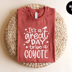Coyote Shirt, Coyote Football Tee, Coyote Cheer, Coyote Mascot, Custom Coyote, Coyote Volleyball, Coyote Basketball, Game Day, Pep Rally