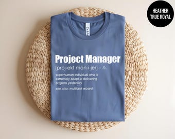 Project Management Shirt, Multitask Wizard Tee, PM Gift