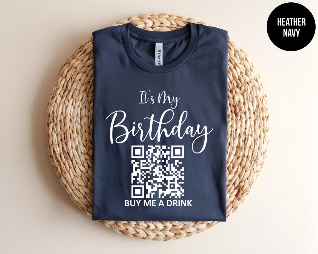 Birthday QR Code, Personalized QR Code, Buy Me a Drink, 21st Birthday ...