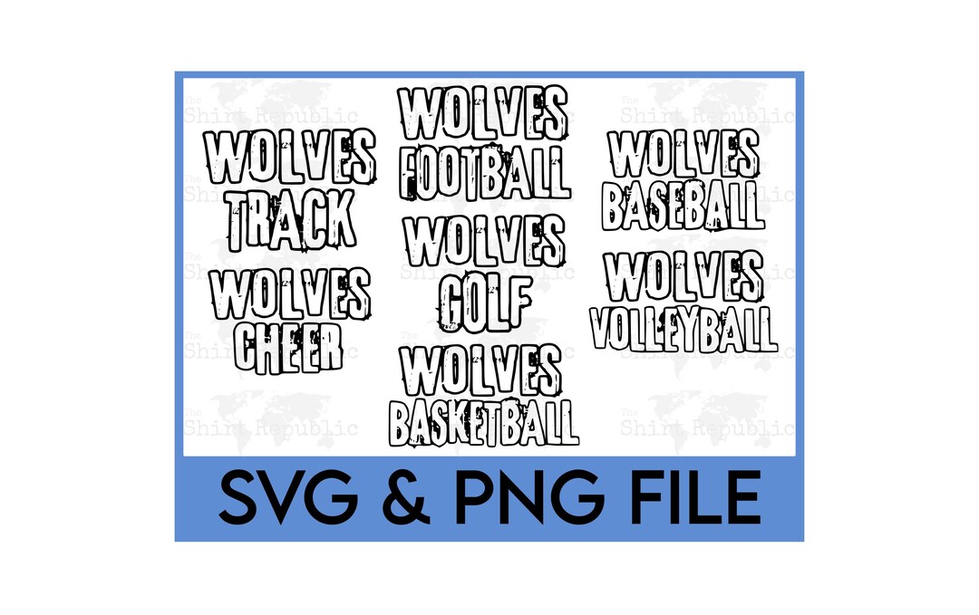 Wolves Mascot SVG, Wolves Football PNG, Wolves Cheer Mom, Wolves School ...