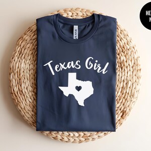 Texas Girl Shirt, Lone Star State Graphic Tee, Southern Rodeo Apparel image 9
