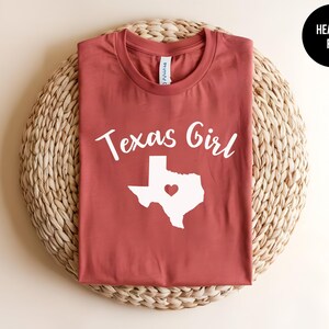 Texas Girl Shirt, Lone Star State Graphic Tee, Southern Rodeo Apparel image 7