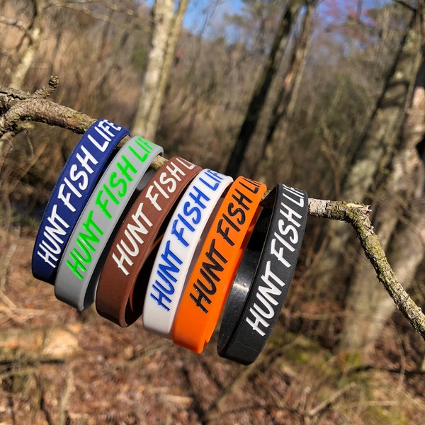 Hunt Fish Life Wristbands