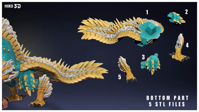 zinogre 3d model