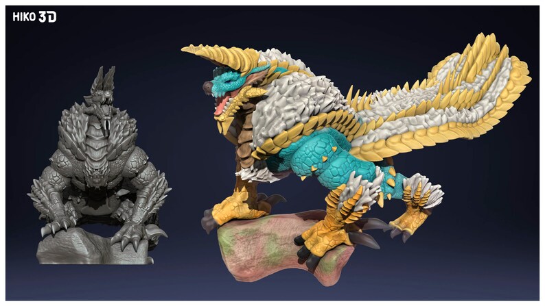 zinogre 3d model