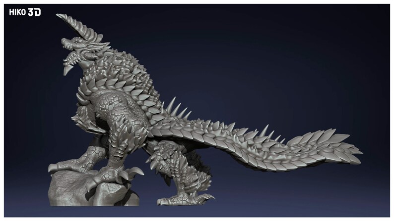 zinogre 3d model