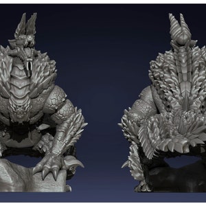 zinogre 3d model