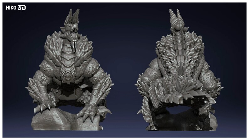 zinogre 3d model