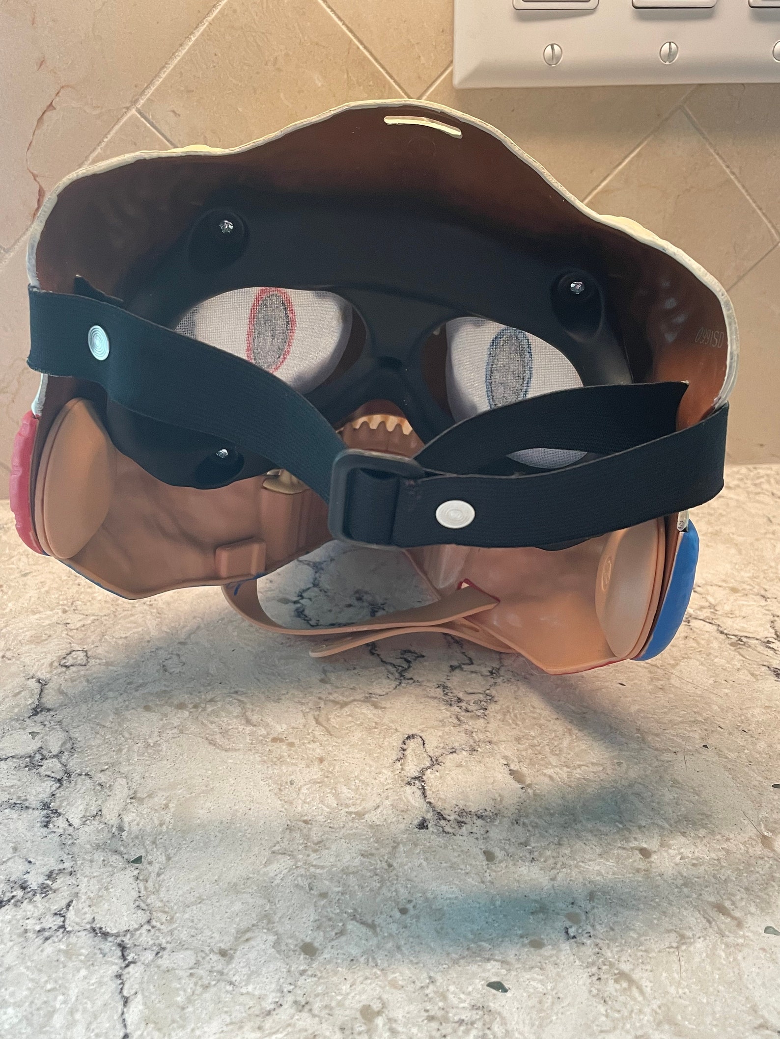 Painted Dino mask ON SALE Etsy