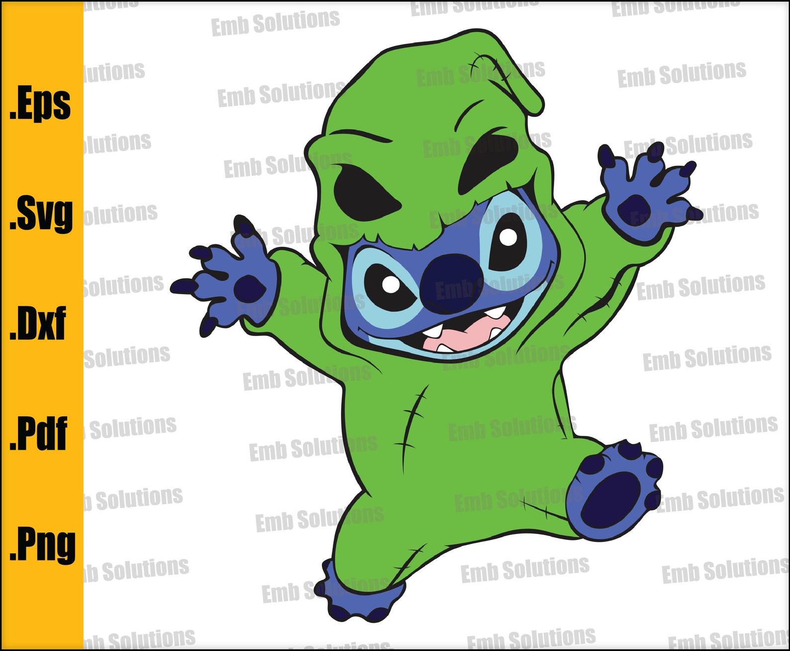 Stitch Svg Stitch Oogie Boogie Svg the Nightmare Before Etsy