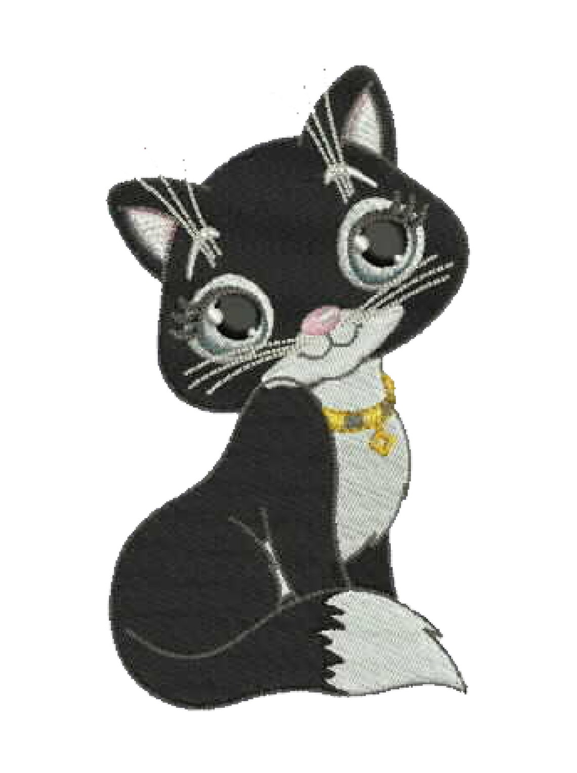 Black Cat Machine Embroidery Design. 4x4 & 5x7. Etsy
