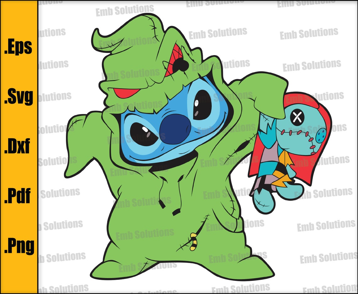 Stitch Oogie Boogie Svg Stitch Svg Oogie Boogie Svg Etsy