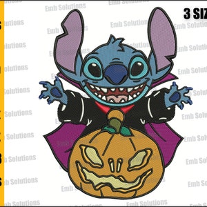 Halloween Stitch Embroidery Stitch With Halloween Pumpkin Halloween Machine Embroidery Design. 4x4, 5x7 , 6x10. Halloween Embroidery Designs