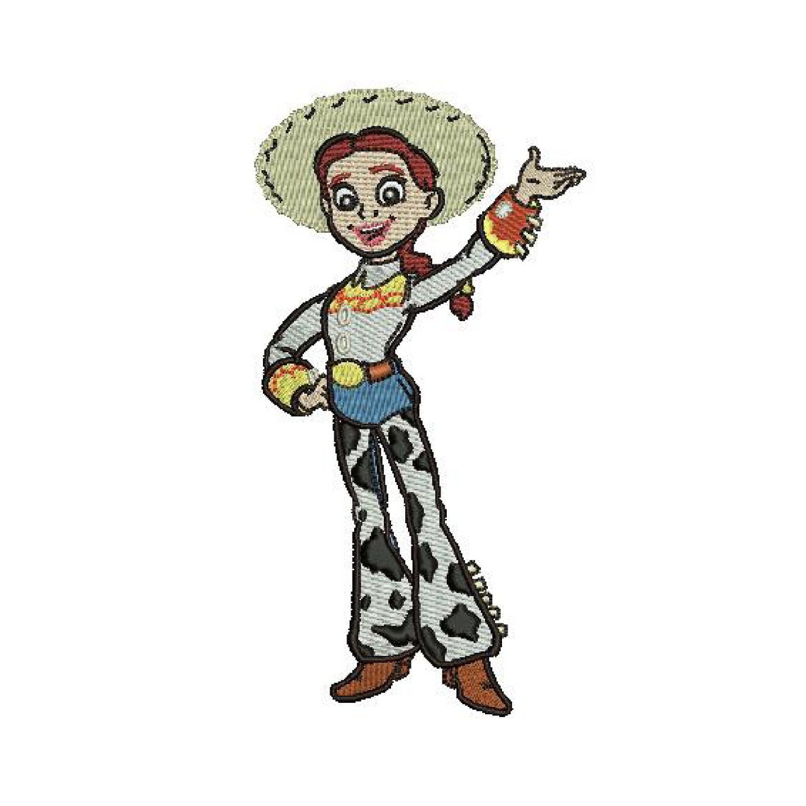 Jessie From Toy Story Machine Embroidery Design. 4x4 & 5x7. Etsy